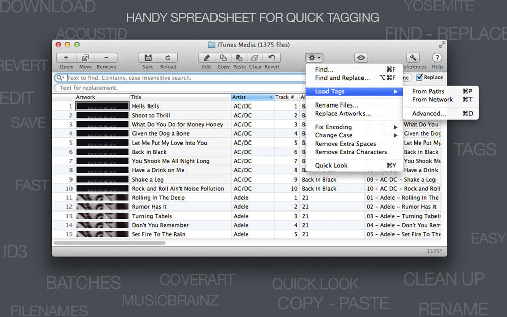 music tag editor mac